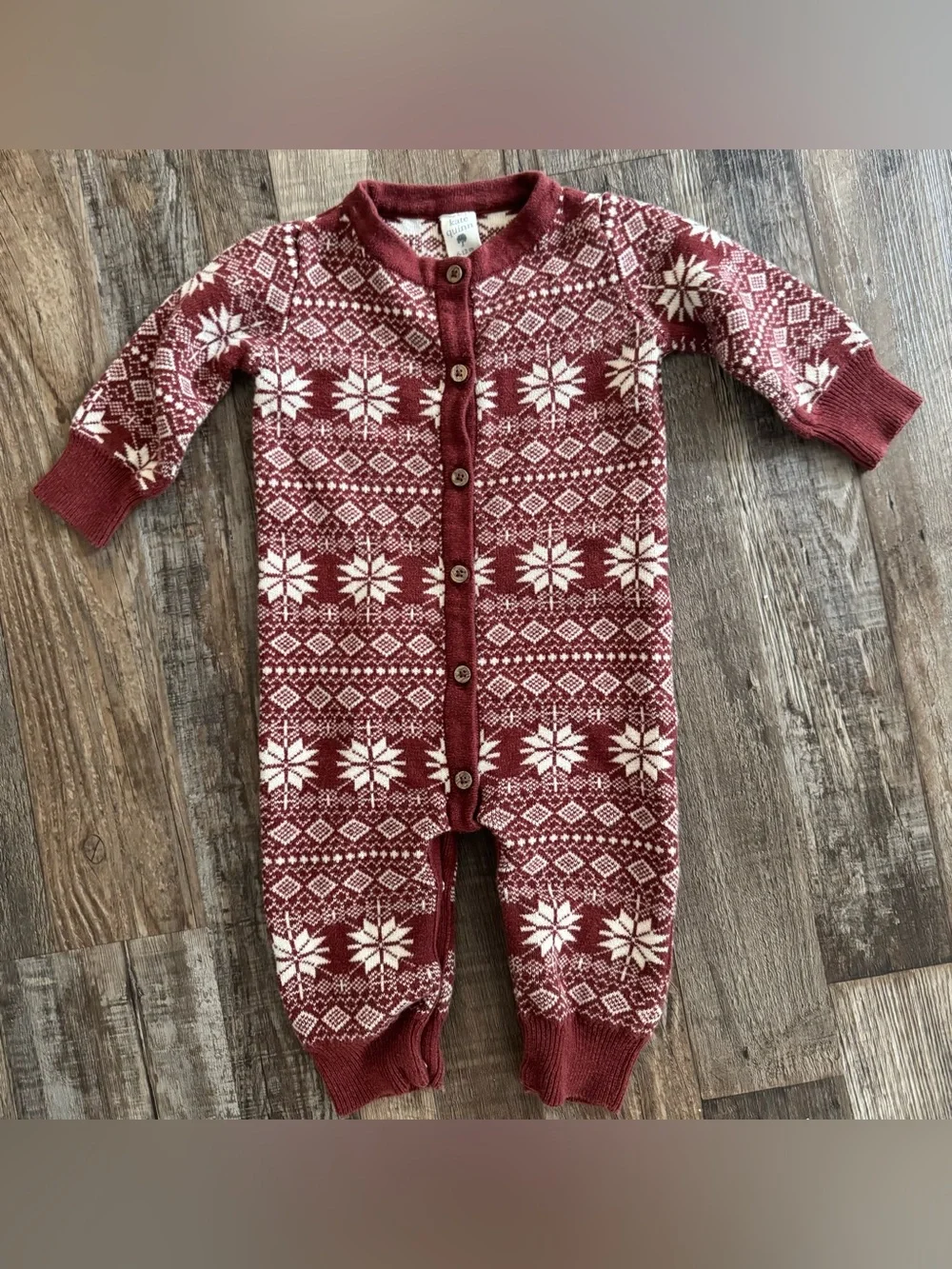 Kate Quinn Winter Snowflake Knit One-Piece